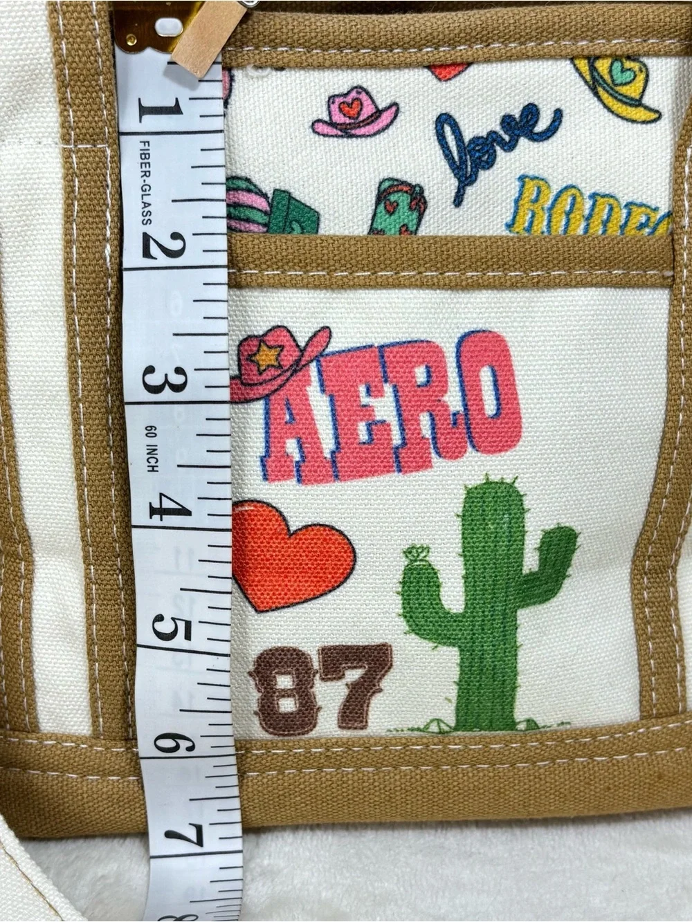 Aeropostale Western Southwest Rodeo Cowgirl Mini Tote Bag